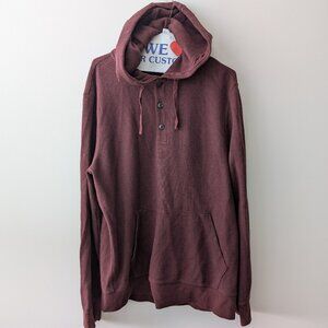 Banana Republic Size Large Henley Hooded Sweater